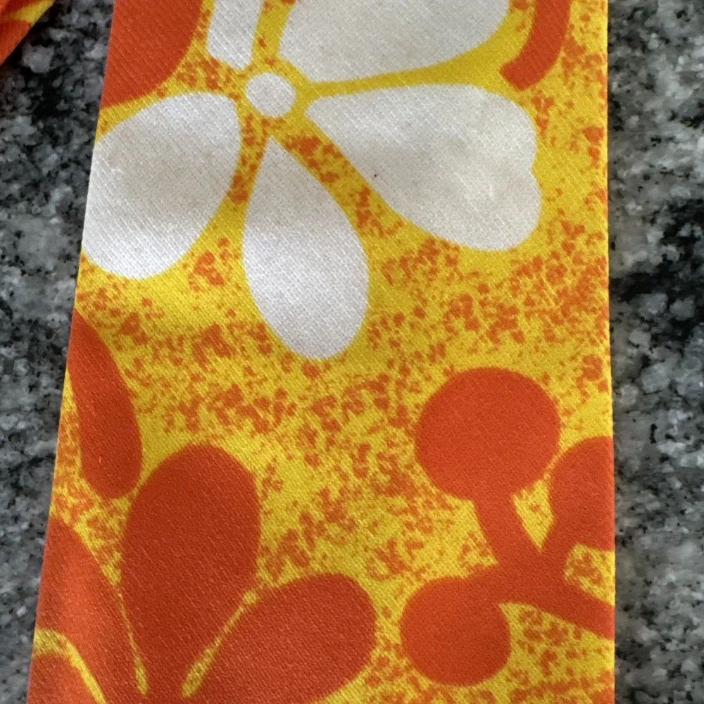 Vintage Prince Kuhio Tie Made In Hawaii Necktie 70s 54